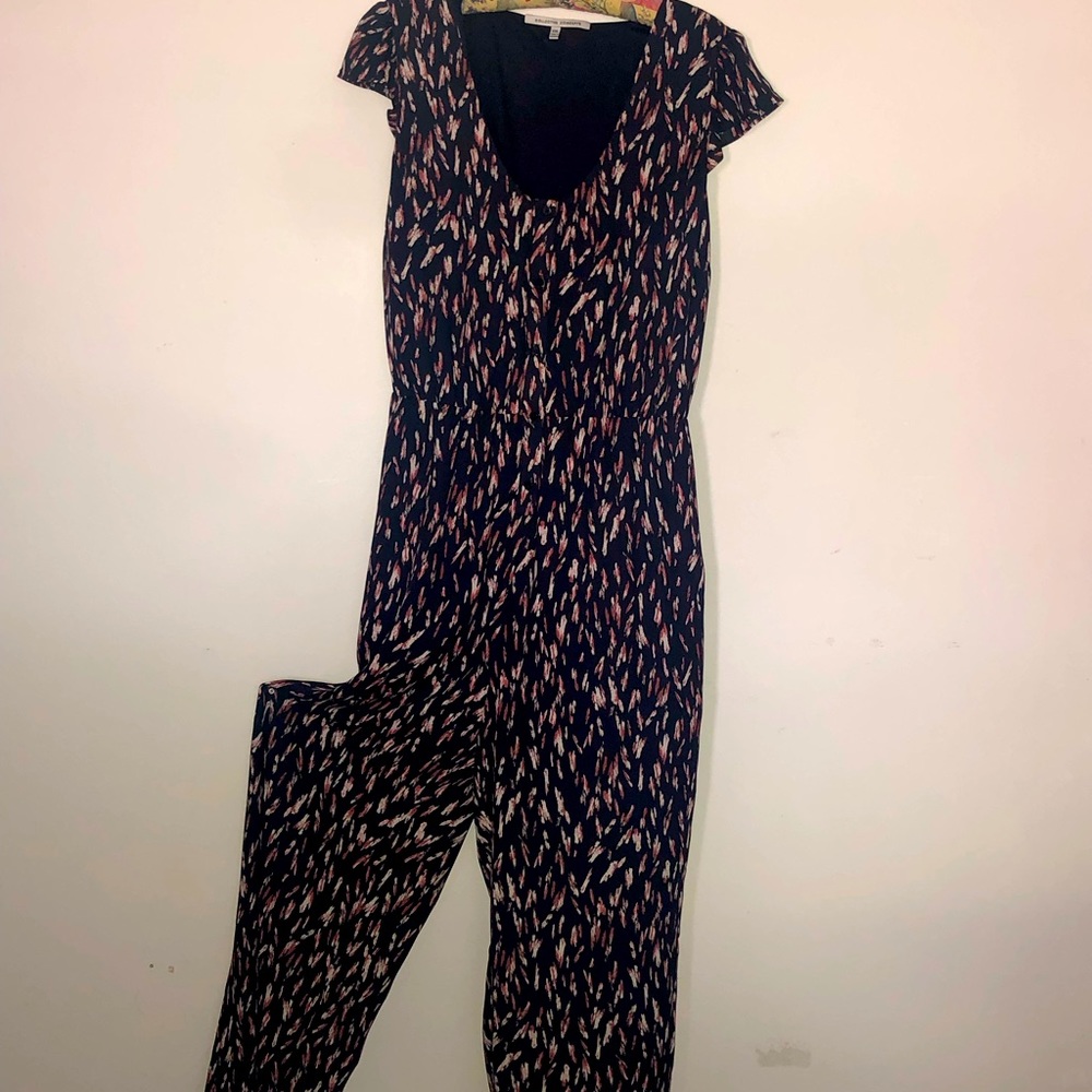 Black Jumpsuit with cap sleeves